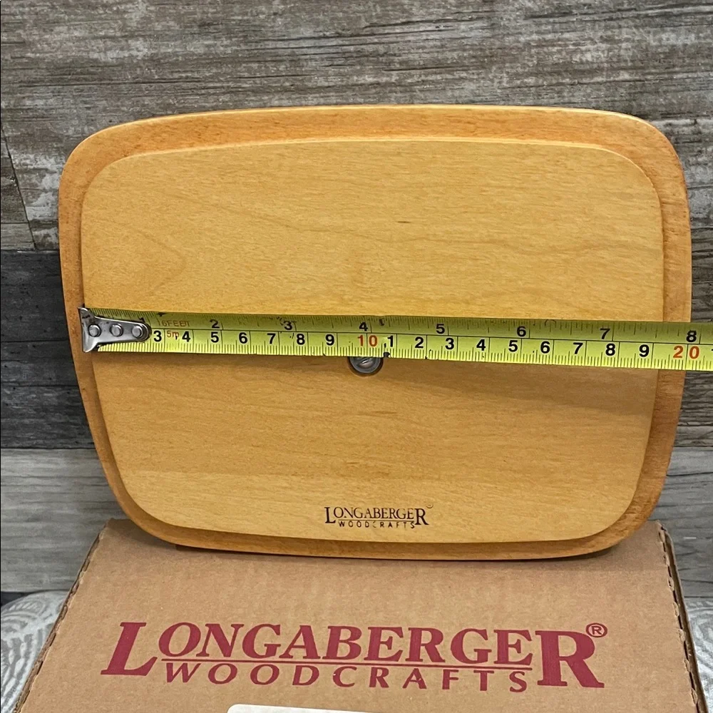 VINTAGE NEW Longaberger Father’s Day Natural‎ Wood Lid #52604